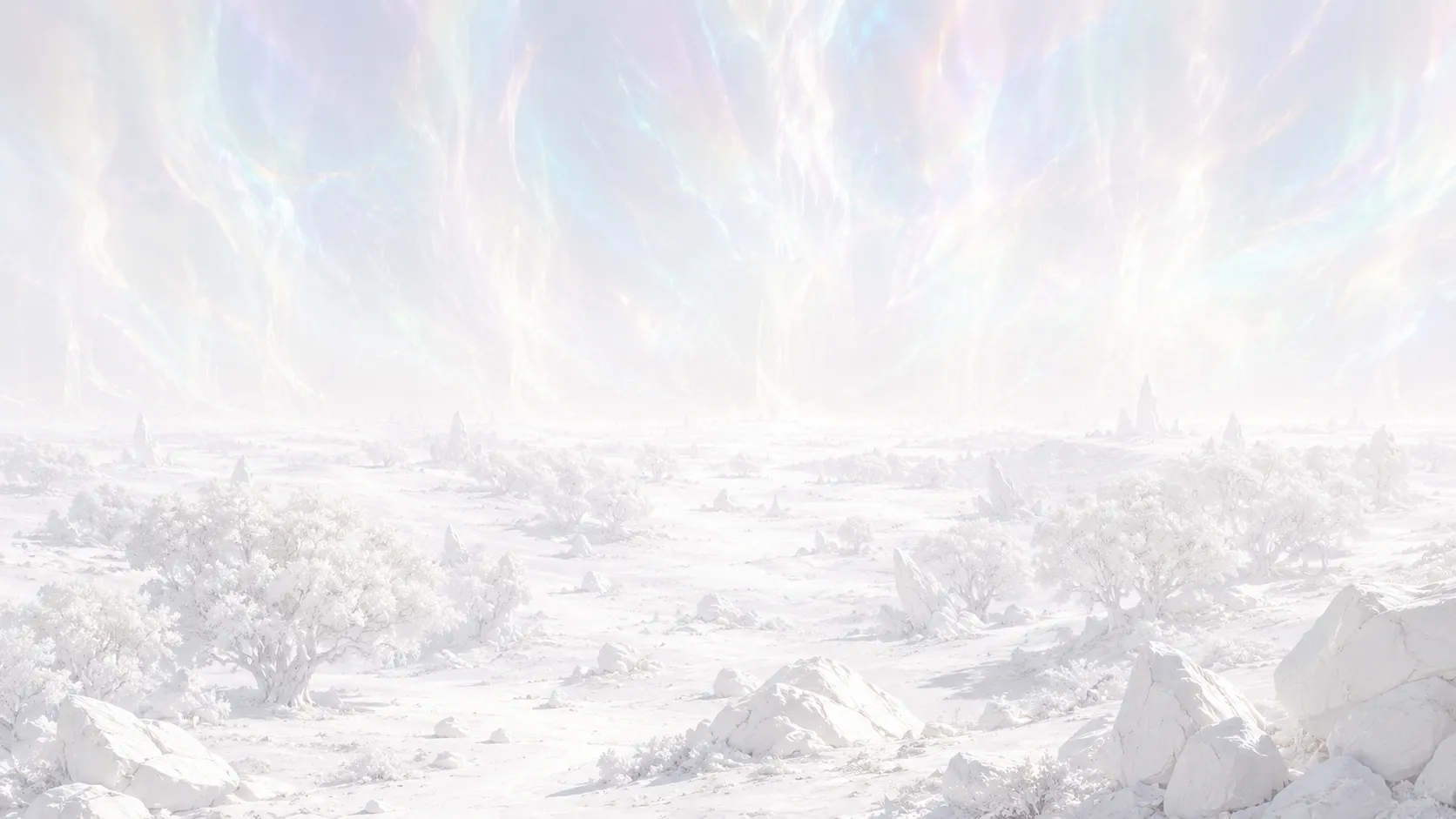 始まりの世界のビジュアル